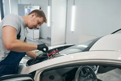 Auto Glass Repair Work